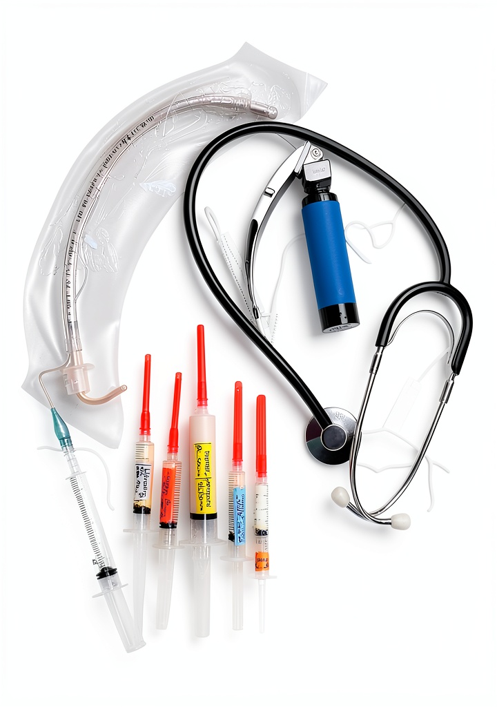 Anesthesia Basics Kindle app on a tablet in a clinical setting