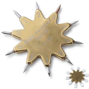 Mohs Hardness Test Kit GeLaozee Tester with Ten-Pointed Star Design-0