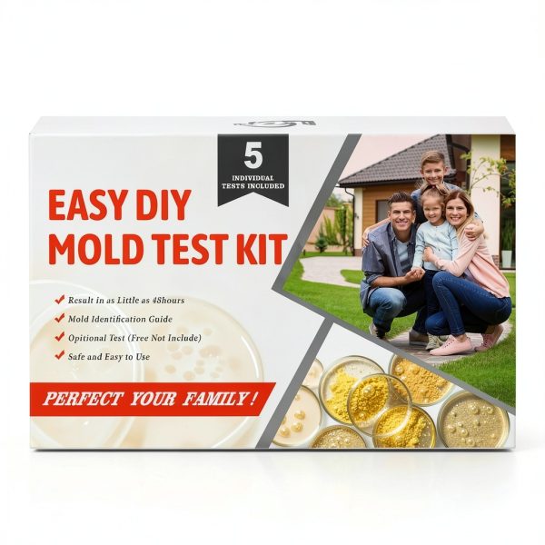 Mold Testing Kit Revanak Home Air Quality 5-Location DIY Detector-0